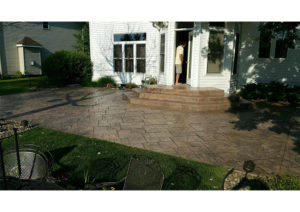 Pattern: Notched Old English Ashlar Slate - Colors: Porcelain Gray With Dark Gray