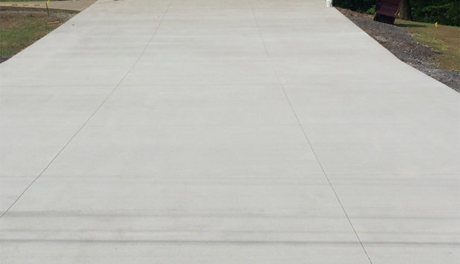 Pattern: Broom Finish Driveway-2