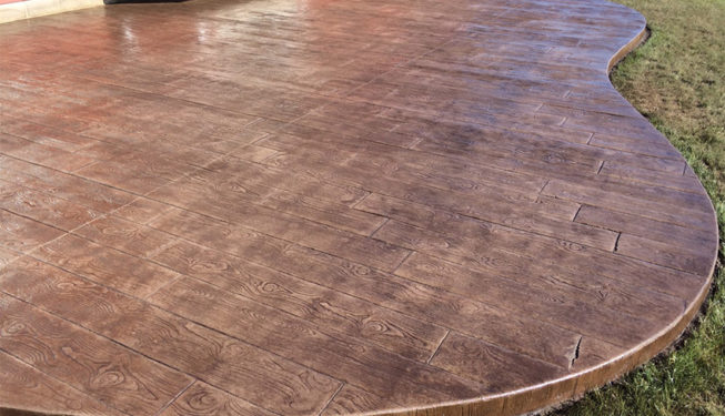 Pattern: Wood Plank - Colors: Portabella With Walnut